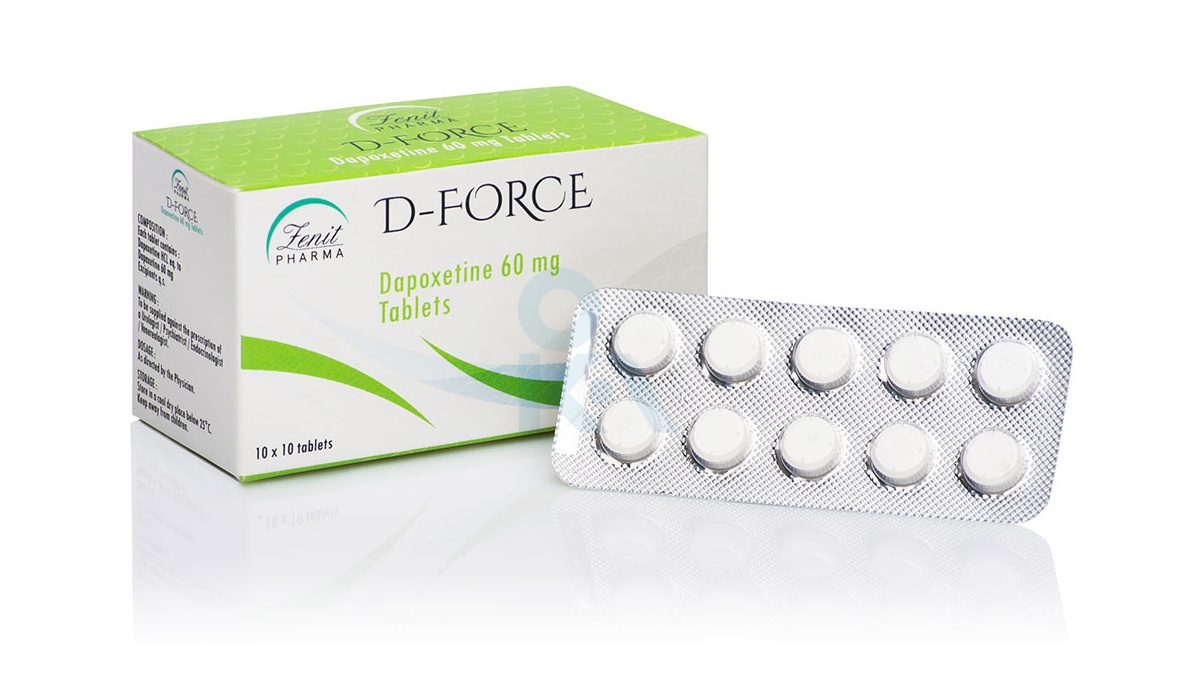 Dapoxy (D-Force) 100x60mg - Dapoxetine (10 pack)