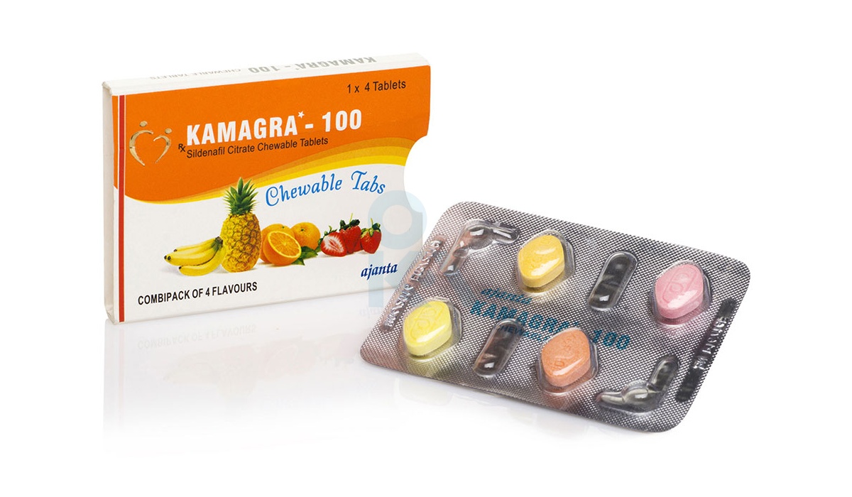 Kamagra Chewable 100x100mg (25 pack)